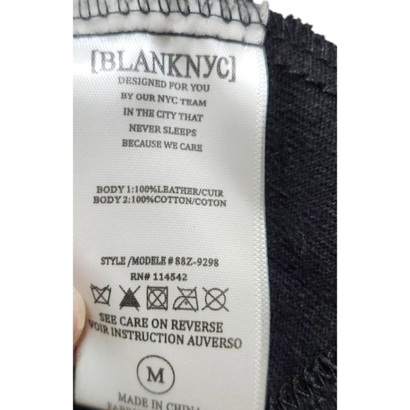 Blank NYC Suede Moto Jacket Size M - Picture 11 of 14